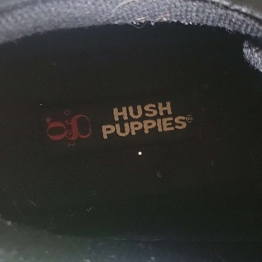 Mens Hush Puppies Size 11 Black - Picture 6 of 7